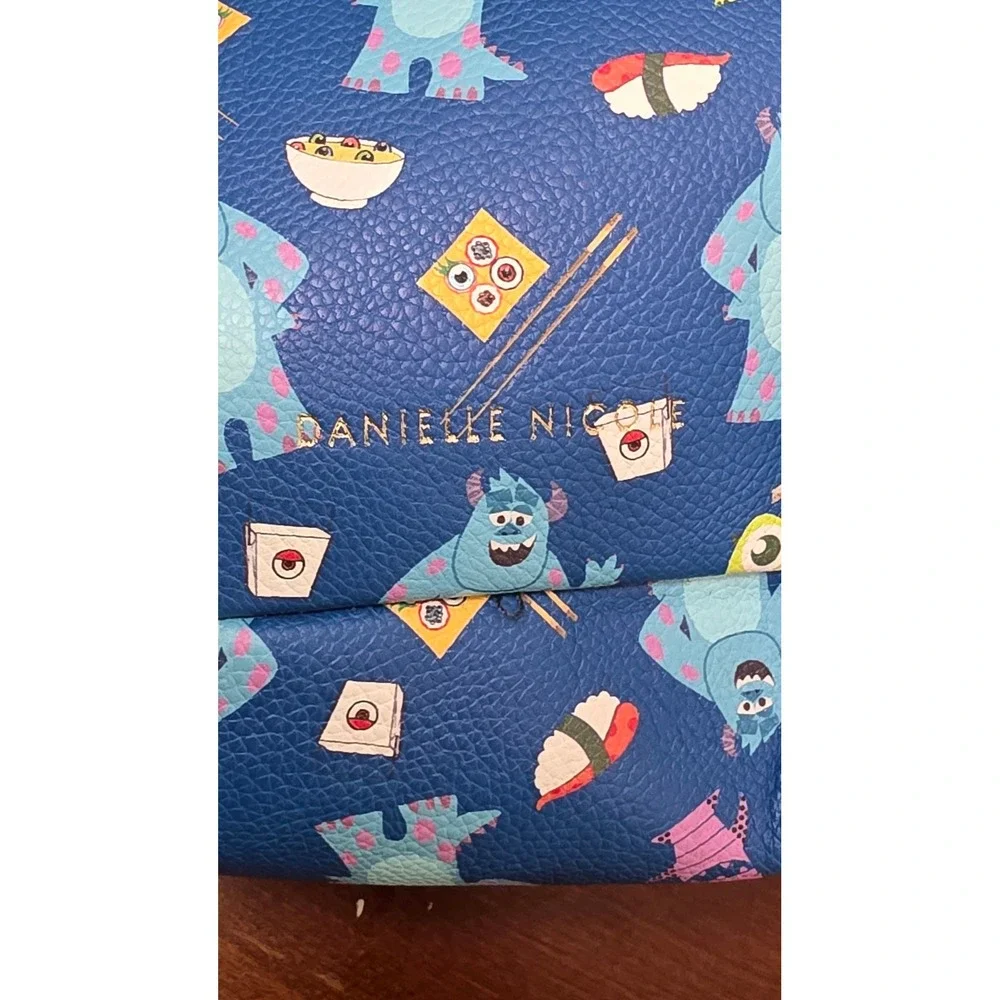 Disney Danielle Nicole Pixar Monsters Inc Sushi Mini Backpack Exclusive Blue